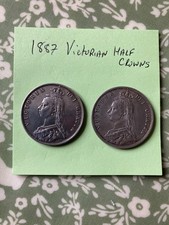 Victorian coins half crown