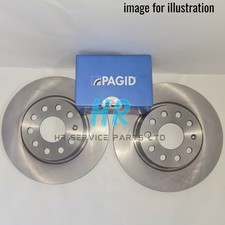 FRONT BRAKE DISCS AND PAGID