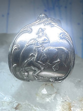 Spoon ring cowboy horse