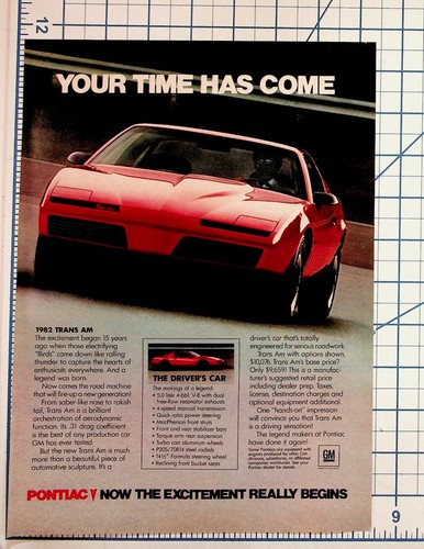 1982 pontiac trans magazine - am,