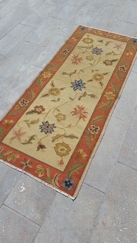 Antique long scandinavian rug - long,