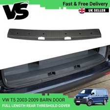 FITS VW T5 TRANSPORTER 03-09 TWIN DOOR EXTRA WIDE ABS REAR FULL THRESHOLD COVER