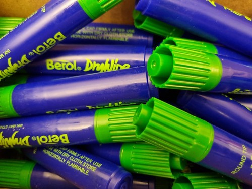 Berol dry wipe markers - 10,