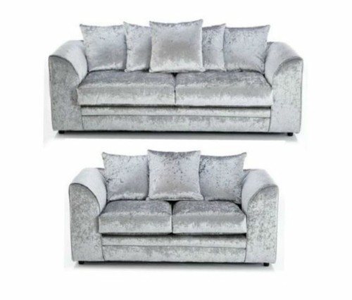 Crushed velvet sofa corner - crushed,