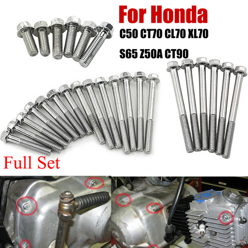Engine side case - case, screws