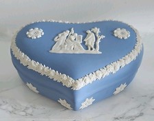 Wedgwood Blue Jasperware Heart
