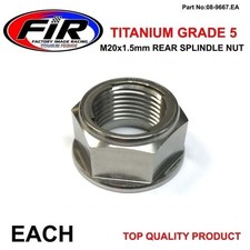 x1 Titanium Flange Nut