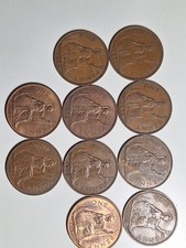 George VI One Penny Coins 1937-1949