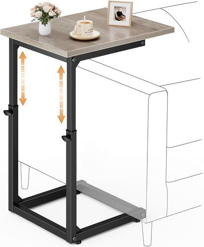 Shaped end table tall - end,