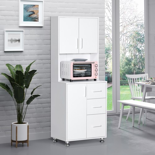 Homcom modern kitchen cupboard - homcom,