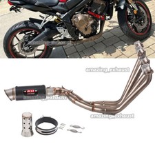 For Honda CBR650F CBR650R CB650R/F 2014-2024 Front Exhaust System Carbon Muffler