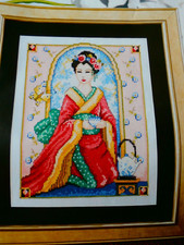 ELEGANT GEISHA CROSS  STITCH CHART # 339