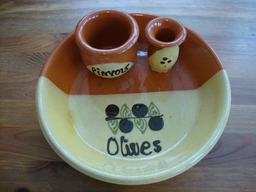 Mediterranean pottery olive - pottery,