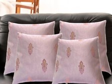 SET OF 4 CUSHION COVERS Pink