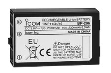 Icom BP-296 Li-Ion Battery Pack 3.6V 2350 mAh For IC-M37