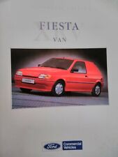 1990 Ford Fiesta XRV Van brochure. 4 pages.