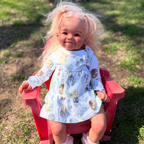 Lovely baby girl - girl, dimples