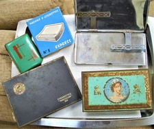 Vintage Tobacco related Ephemera - Cigarette Tins/Roll up Machine/Cigarette Case