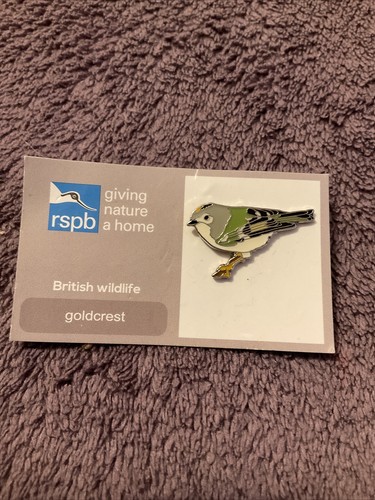 Rspb goldcrest pin badge - pin,