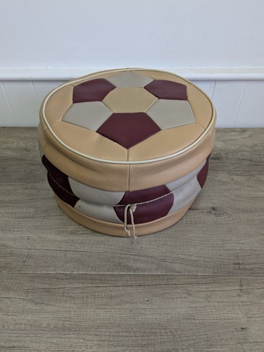 Vintage 1970s round leather - vintage,
