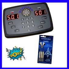 Dart Scorer Darts Pro Darts Electronic Scoreboard & Hyperflight Darts Set