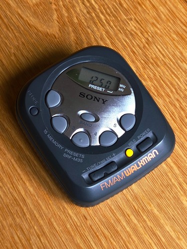 Sony walkman srf m35 vintage - sony, srf-m35