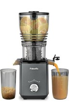 Cold Slow Press Juicer Extractor Machine 300W Whole Vegetable And Fruits Grey
