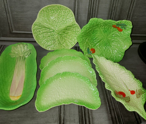 Embossed cabbage ware - ware, plate