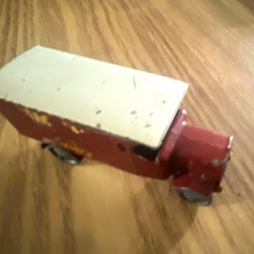 Vintage tinplate toy delivery - tinplate,