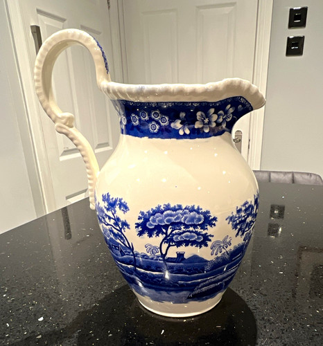 Spode blue tower - blue, &