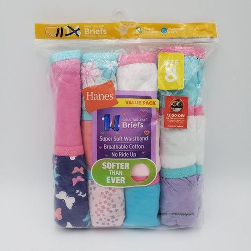 New hanes girls size pack - size, 8