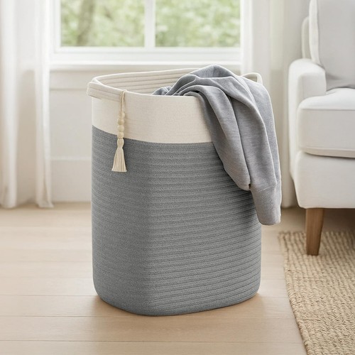 Cotton rope woven laundry
