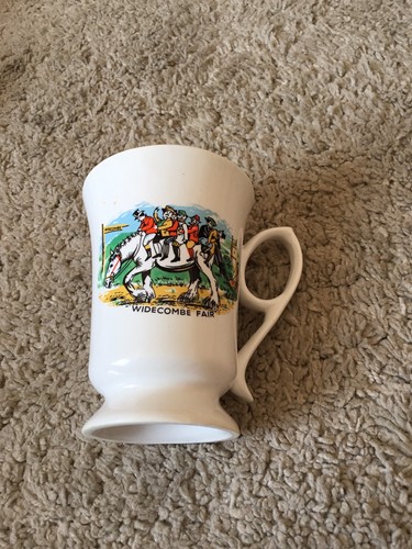 Vintage widecombe fair mug - vintage,
