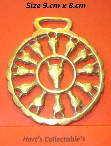 Vintage english horse - horse, brass