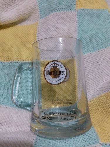 Warsteiner german beer glass - warsteiner,