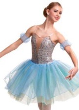 Curtain Call Glisten Tutu Size Adult Small Dance Festival Ballet Show Costume