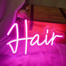 Hair neon sign / Lashes / Nails / Beauty / Salon