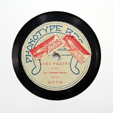 GIUSEPPE GODONO "Cara Piccina / Canto Pei Baci" PHONOTYPE RECORD 2079 [78 RPM]