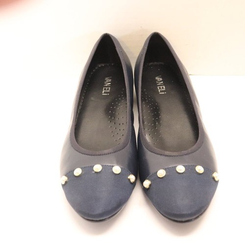 Vanela women flats navy with - vanela,