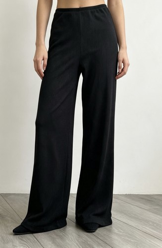 Zara black ribbed - zara,