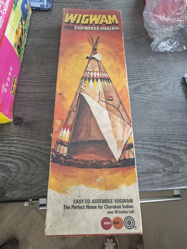 Marx toys wigwam - wigwam, cherokee