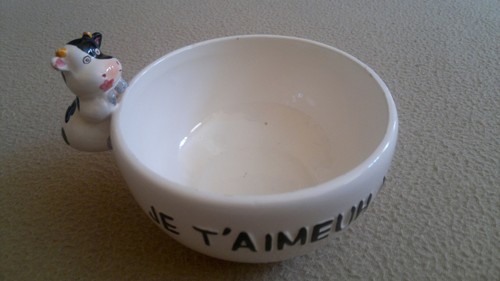 Aimeuh french cow bowl - je,