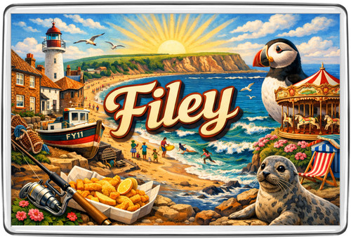 Filey yorkshire coast puffin - filey,