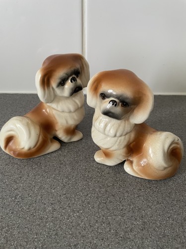 Vintage 1950 pekinese dog - vintage, 1950's
