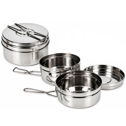 6pc stainless steel saucepans - 6pc,