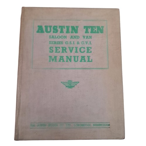 Austin ten saloon - ten, van