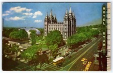 Postcard UT Temple Square