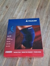 Vulkan  Knee Support Compression Sleeve Gym Running 3mm New 3029 Blue  3mm Small