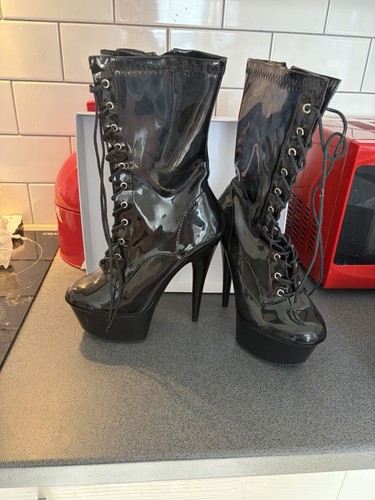Sexyca black patent - sexyca, leather