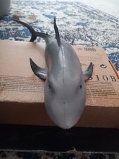 Two Shark Figures Made From Rubber